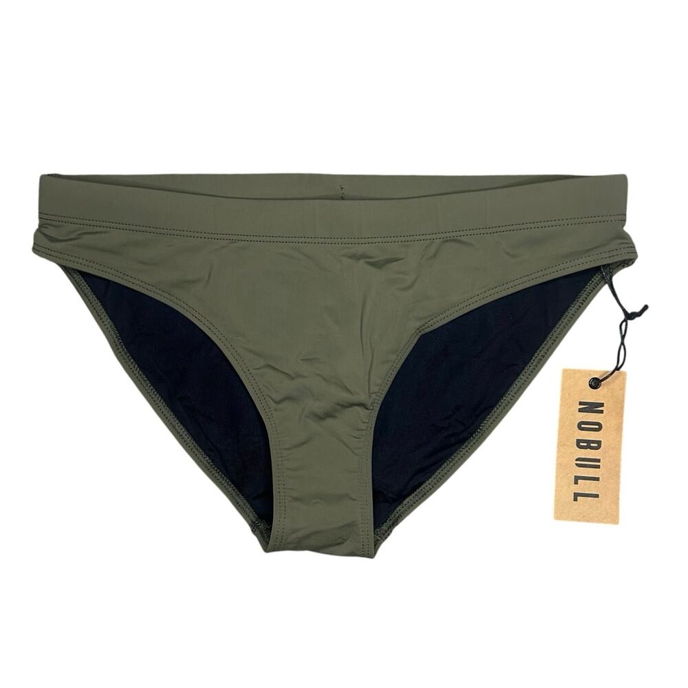 NWT NOBULL Women’s Swim Suit Bikini Bottom Army Green Size M